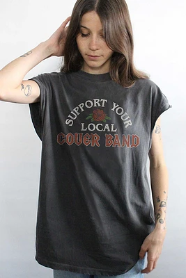 Support Your Local Cover Band Tee | Vintage Black