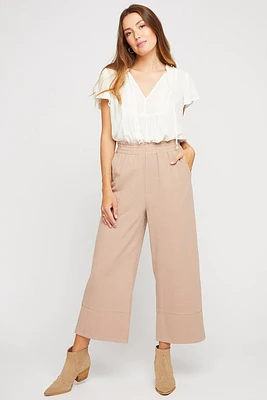 Kennedy Cotton Twill Pant | Almond