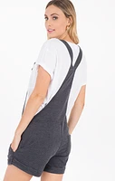 The Short Overalls | Black