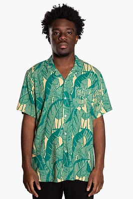 Banana Leaf Buttonup Shirt | Green