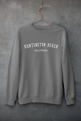 Huntington Beach Crewneck | Charcoal