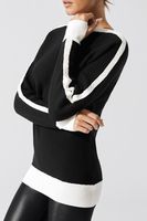 Intercept Sweater | Black/White