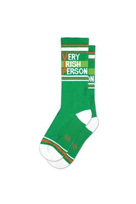 Very Irish Person Ribbed Gym Sock