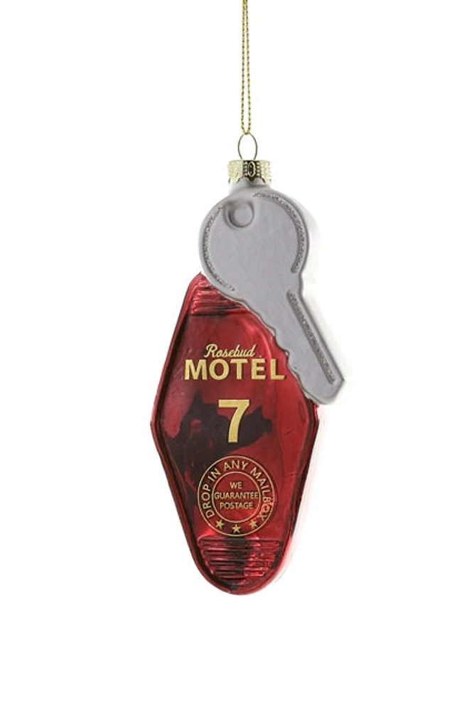 Schitts Creek Rosebud Motel Key Ornament