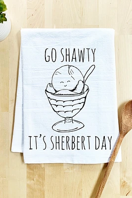 Go Shawty Dish Towel | White