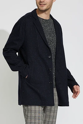 Alder Chesterfield Coat | Navy