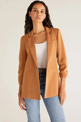 Cinema Blazer | Camel Brown