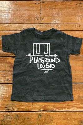 Playground Legend Kids Tee | Black Camo