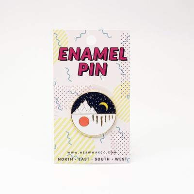 Day And Night Enamel Pin
