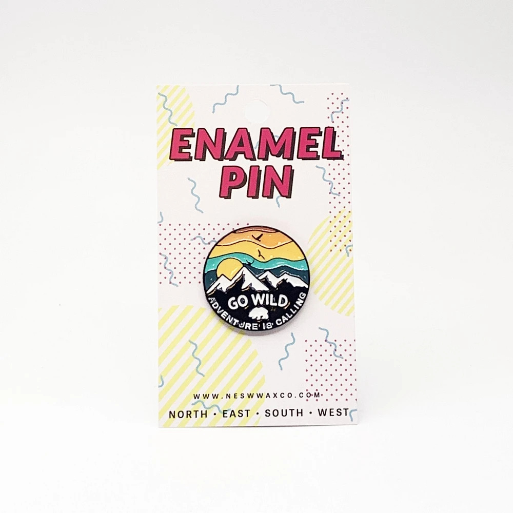 Go Wild Enamel Pin