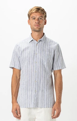 Holiday Shirt | White Stripe