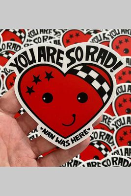 Little Rudie Heart Sticker