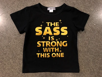 Sass Is Strong Tee | Black