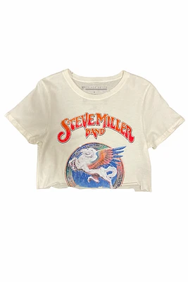 Steve Miller Horse Crop Tee | Off White