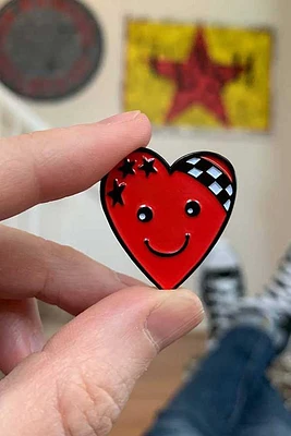 Little Rudie Enamel Heart Pin