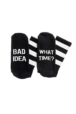 Bad Idea What Time Socks