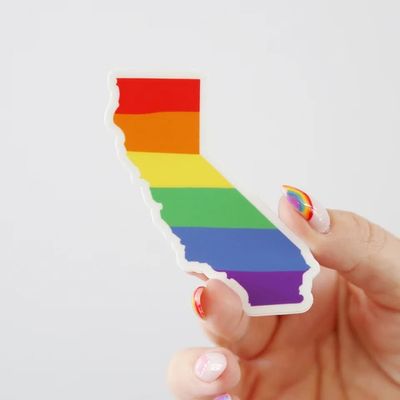 California Rainbow Sticker
