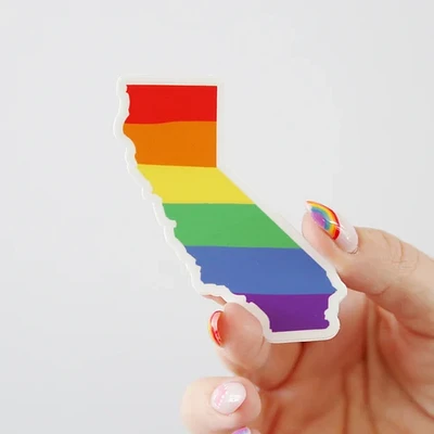 California Rainbow Sticker