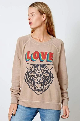 Smith Love Lion Pullover | Hummus