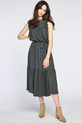 Mariella Midi Dress | Pine