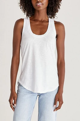 Relaxed Slub Tank | White