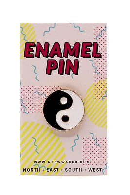 Yin Yang Enamel Pin