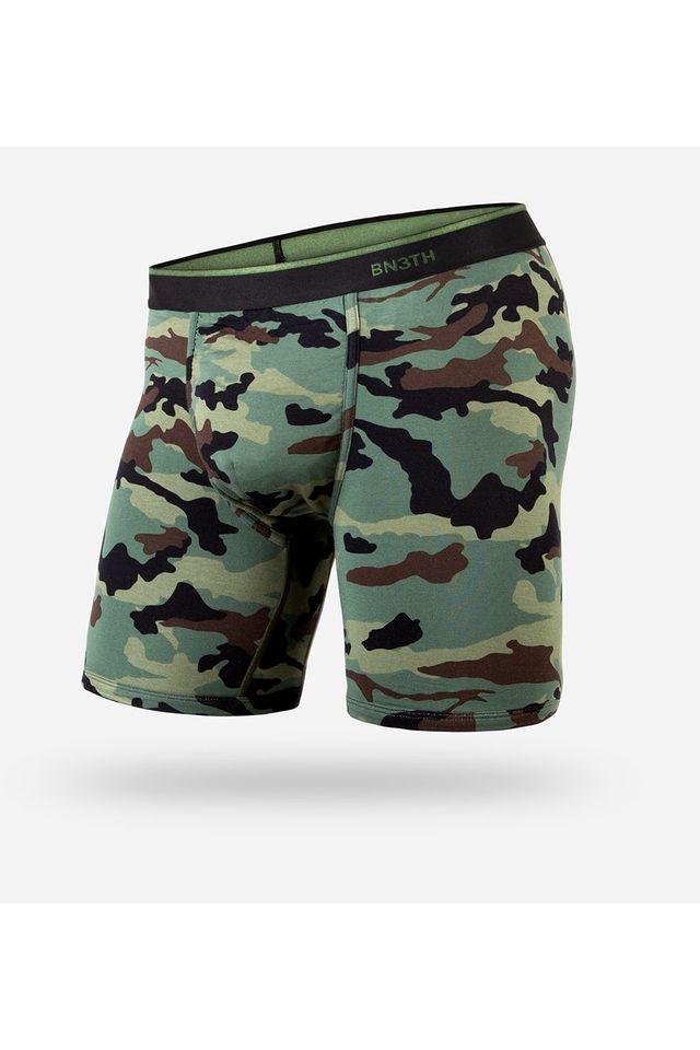 BN3TH Classic Boxer Brief Print Camo Green