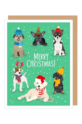 Holiday Dogs Christmas Card