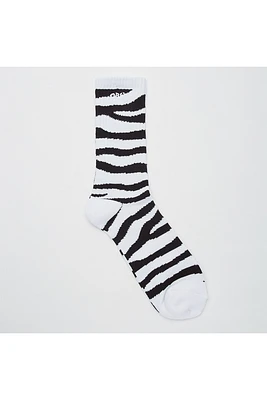 Zebra Socks | Black Multi