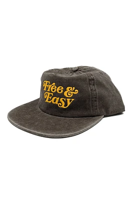 Free & Easy Washed Snapback Hat | Brown