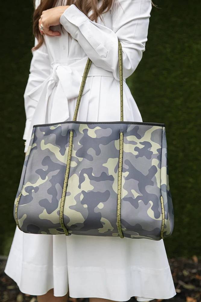 Neoprene Tote | Solid Camo