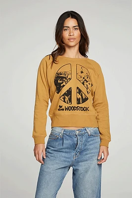 Woodstock Fleece Crew | Mustard Seed