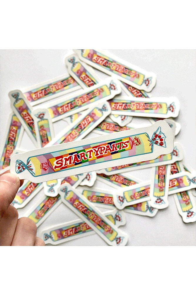 Smarty Pants Vinyl Sticker