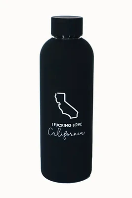 I Fucking Love California Water Bottle