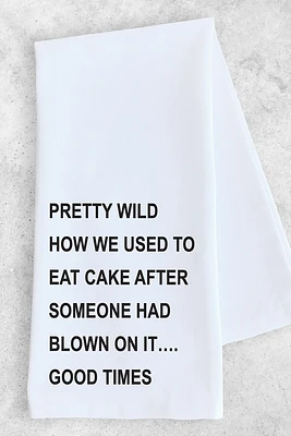 We Used To Eat Cake | Tea Towel