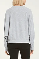 Claire Waffle Long Sleeve | H. Grey