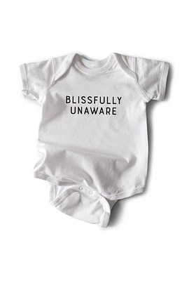 Blissfully Unaware Onesie | White