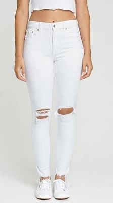 Call You Back High Rise Skinny Denim | White