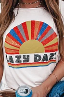 Lazy Daze Elevado Tee | White