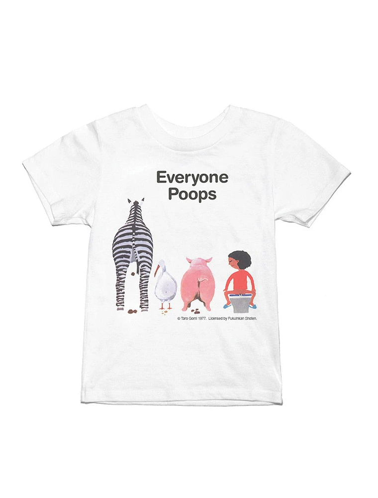 Everyone Poops Tee | White