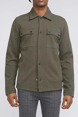 Bennett Shirt Jacket | Dark Olive