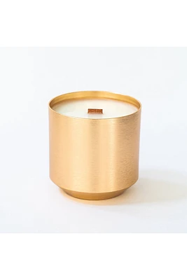 Amber + Vanilla Candle | Gold 10oz