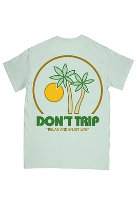 Sun Palms Tee | Pale Green