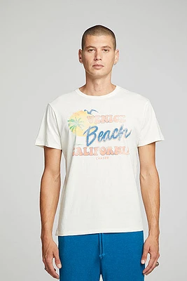 Venice Beach Crew Tee | Coconut Milk