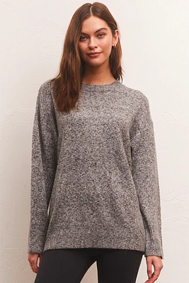 Silas Pullover Sweater | Heather Grey