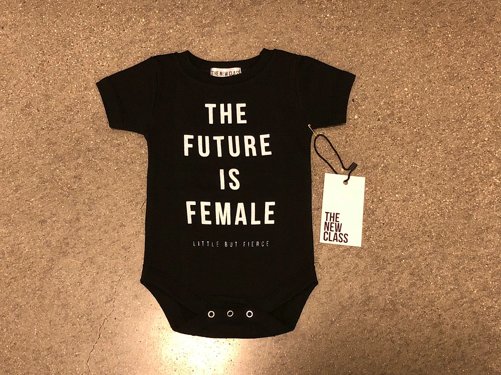 Future Is Female Onesie | Black