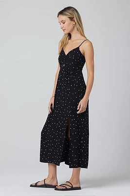 Sonnie Midi Dress | Black Dot