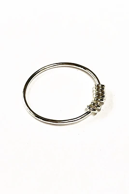 Sterling Silver Brandy Saturn Ring