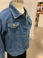 Kids Denim Jacket | Washed Blue