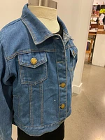 Kids Denim Jacket | Washed Blue